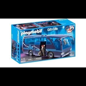 playmobil pop stars tour bus